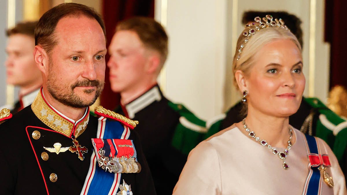 Kronprins Haakon og kronprinsesse Mette-Marit.