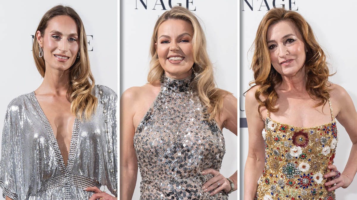 Funklende glimmerlook til middagen på D'Angleterre.