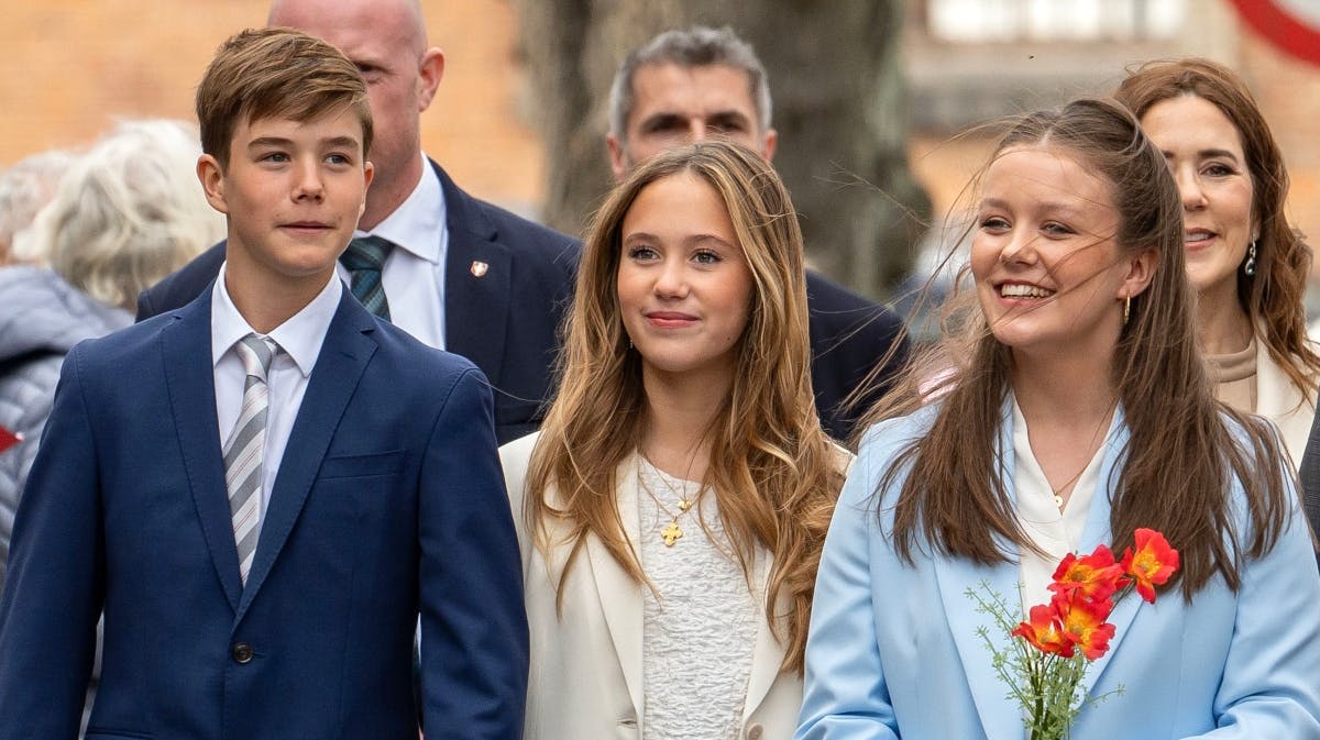 Prins Vincent, prinsesse Josephine og prinsesse Isabella 