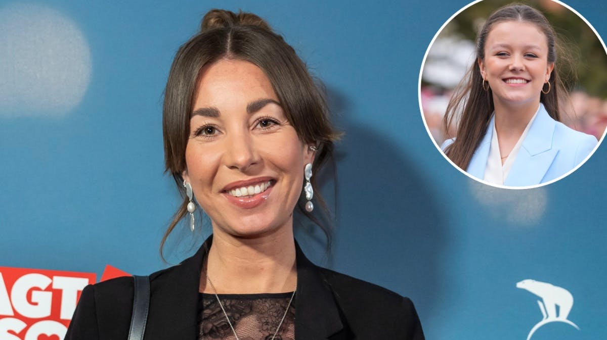 Prinsesse Isabella og skuespiller Julie Rudbæk.