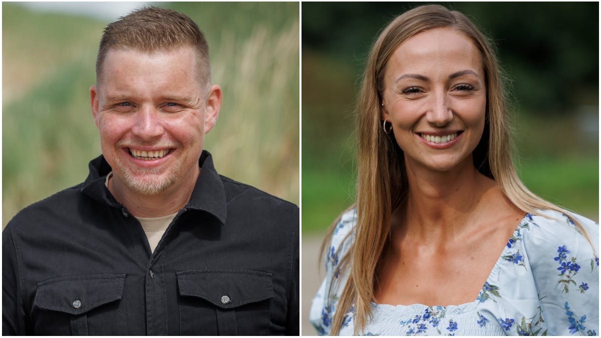 Mads og Nadia i "Kærlighed hvor kragerne vender"