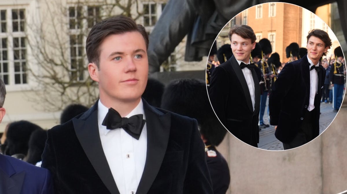 Kronprins Christian, grev Felix og grev Nikolai. 