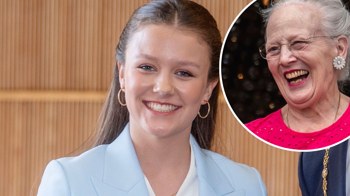 Prinsesse Isabella. Indsat foto af dronning Margrethe. 
