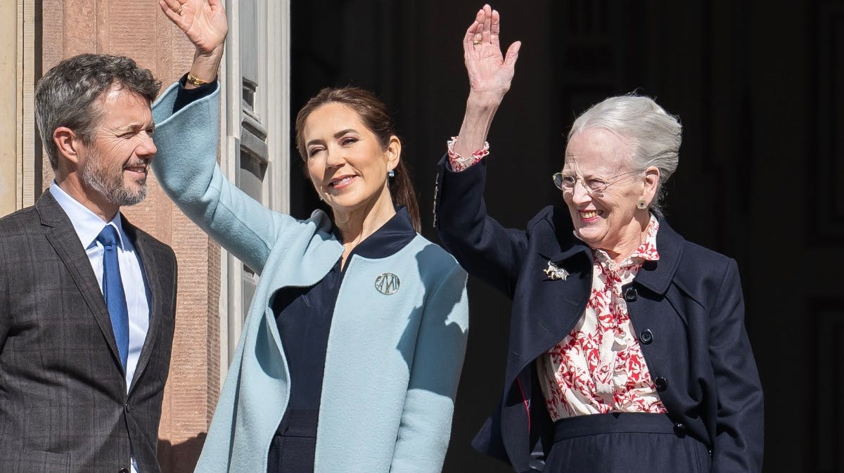 Dronning Margrethe og kongeparret