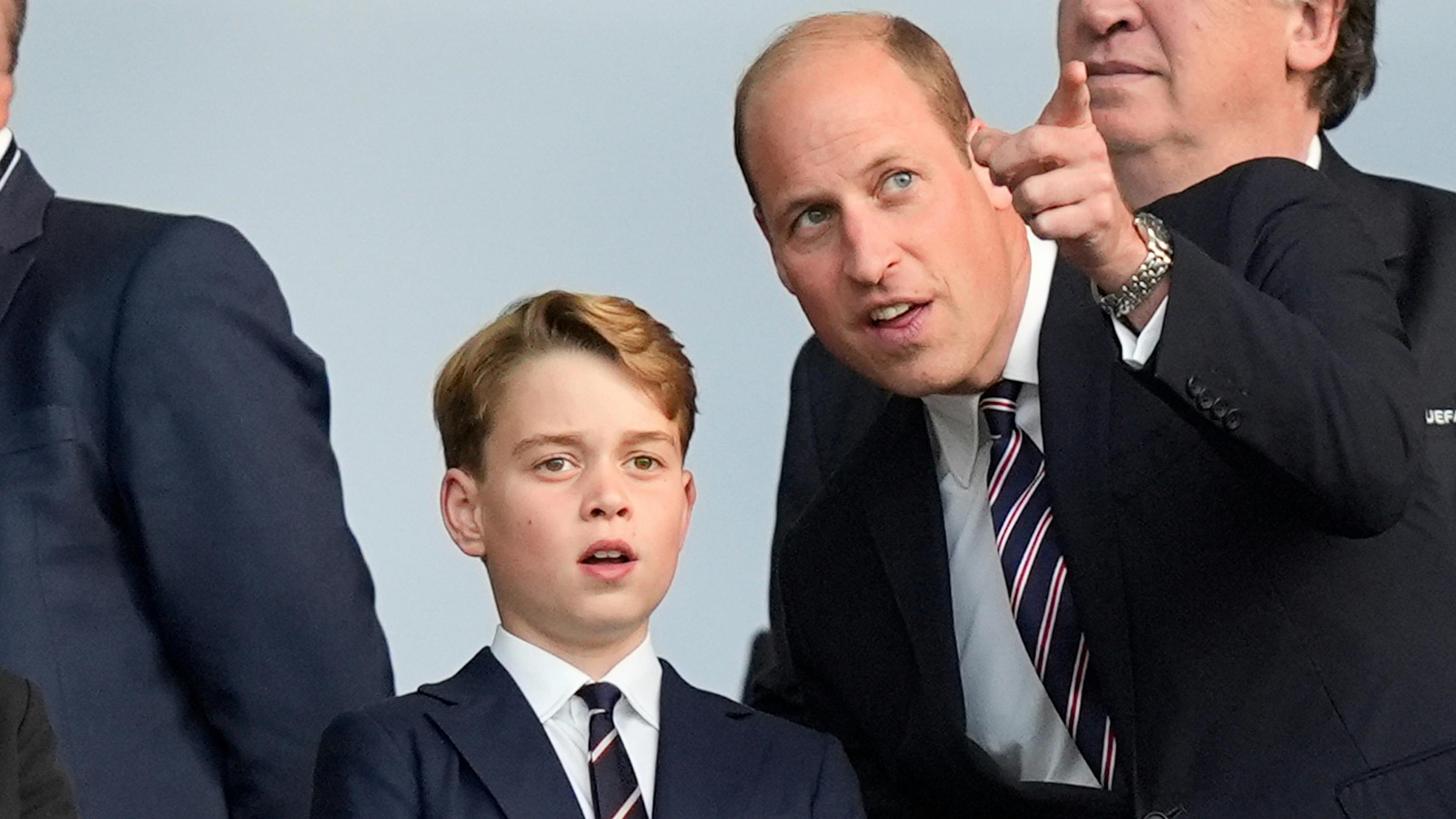Prins George og prins William.&nbsp;