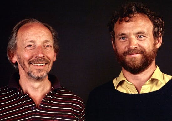 Gregers Dirckinck-Holmfeld og Georg Vallentin.