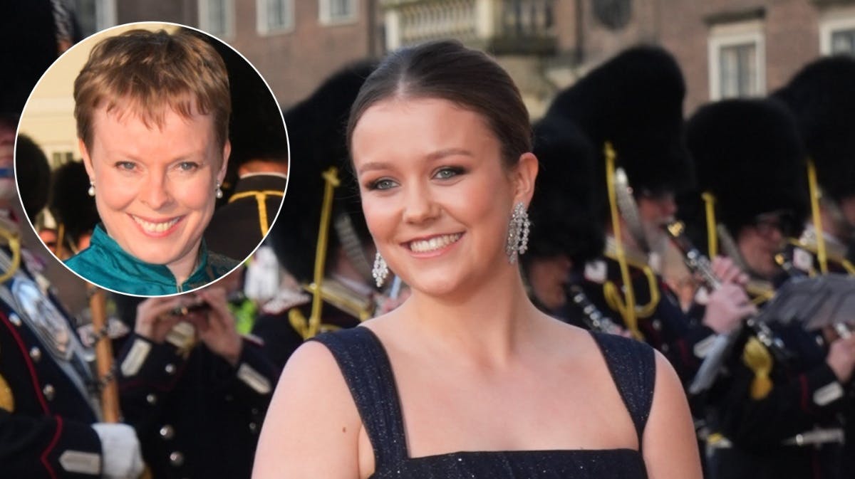 Joy Mogensen og prinsesse Isabella.