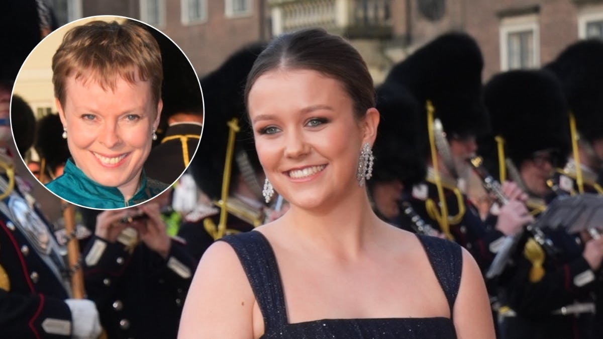 Joy Mogensen og prinsesse Isabella.