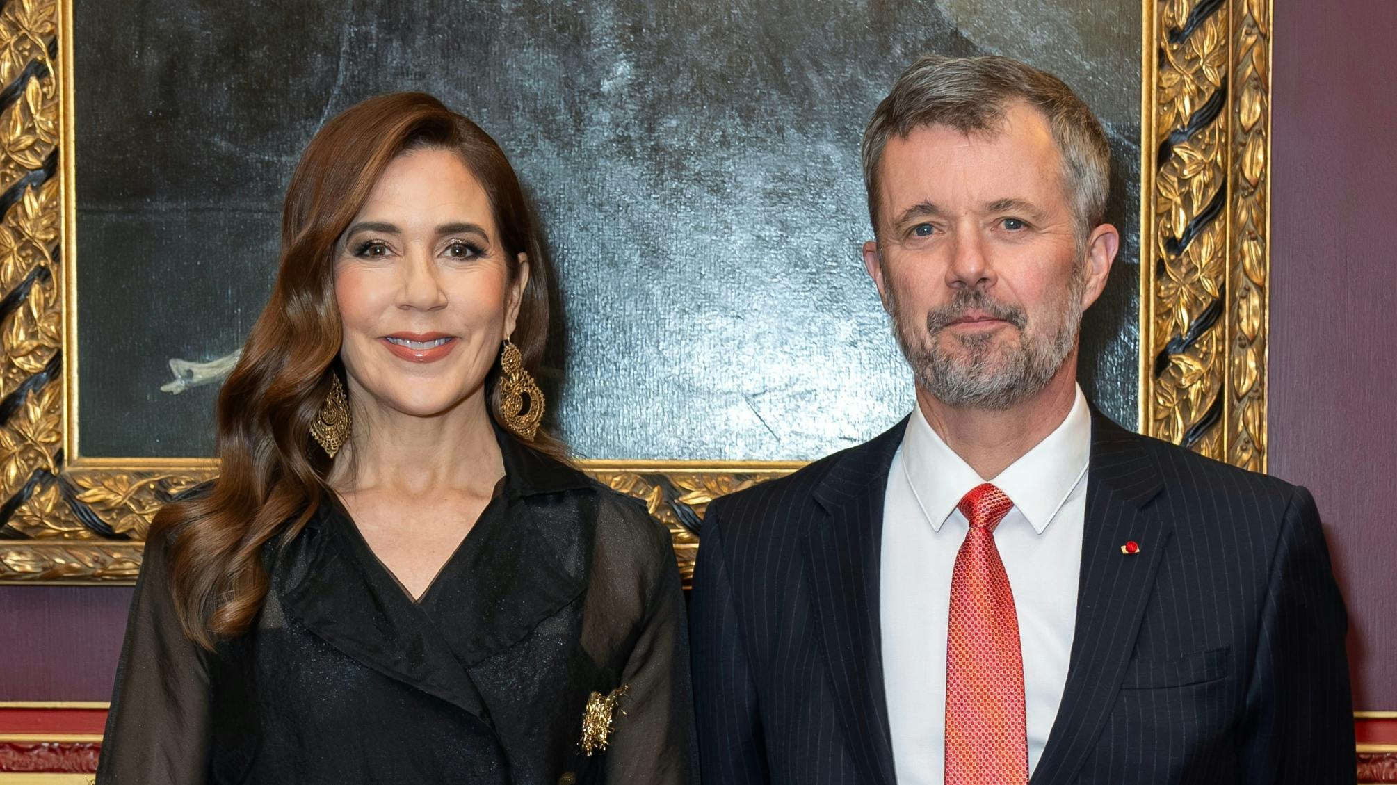 Dronning Mary og kong Frederik.