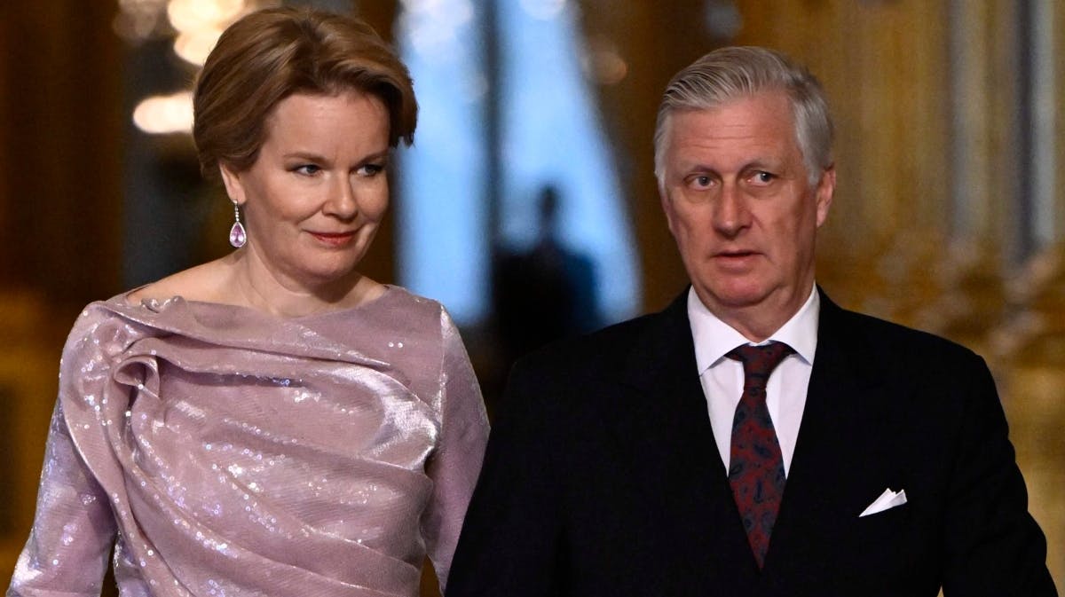 Dronning Mathilde og kong Philippe