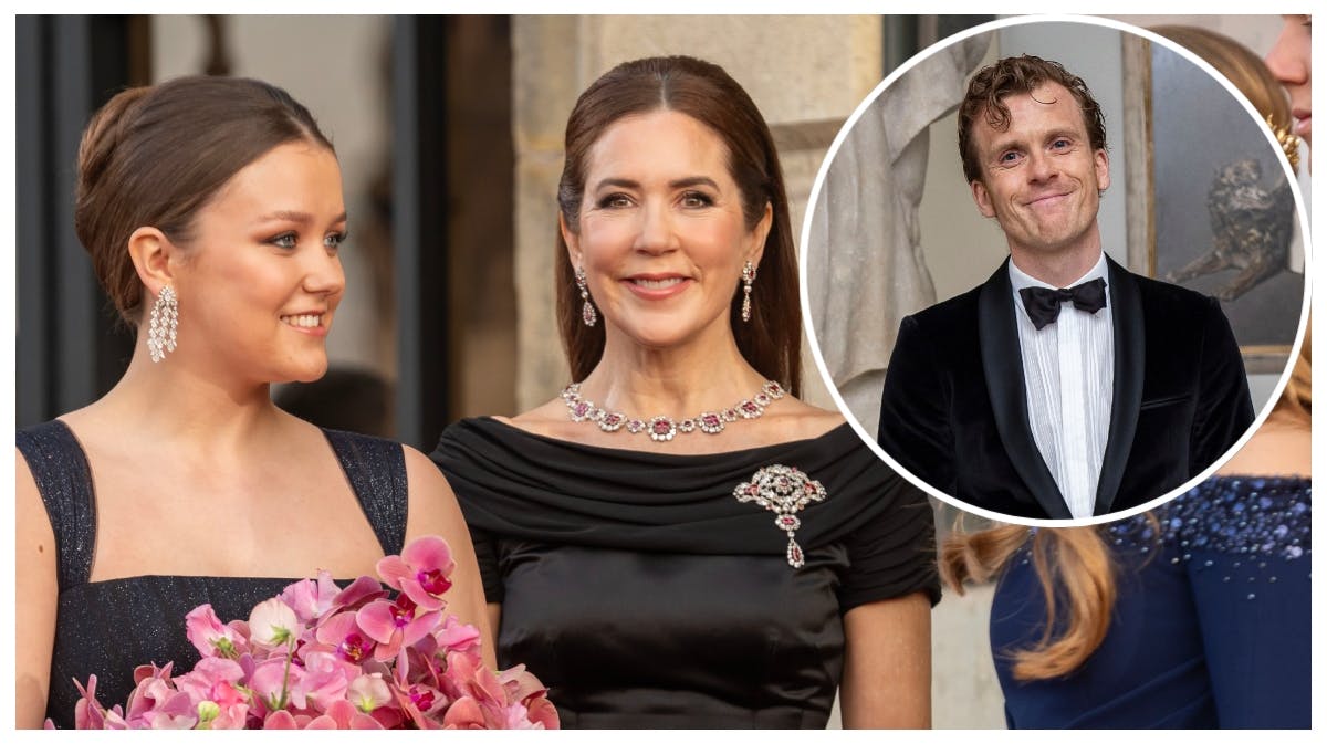 Prinsesse Isabella, dronning Mary og Morgen Hee Andersen.