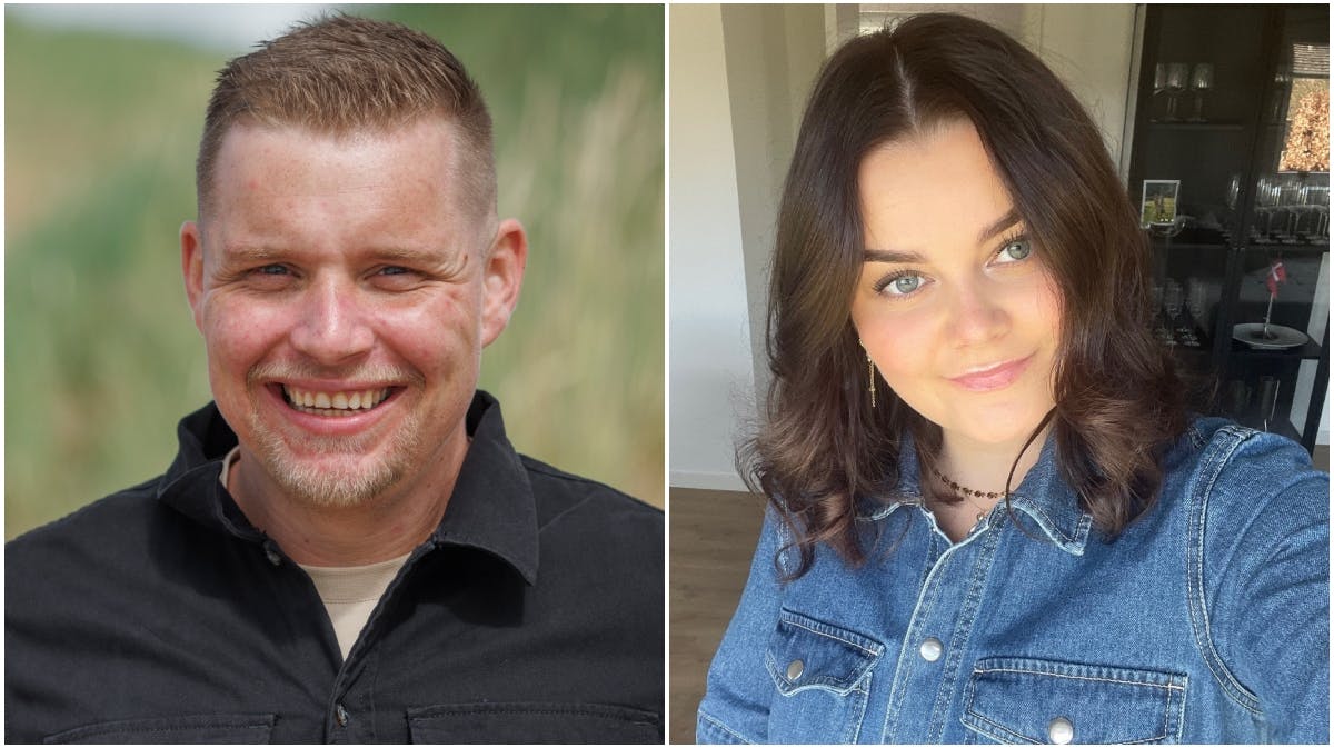 Mads og Sofie i "Kærlighed hvor kragerne vender"