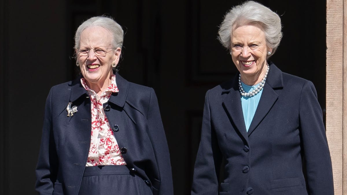 Dronning Margrethe og prinsesse Benedikte