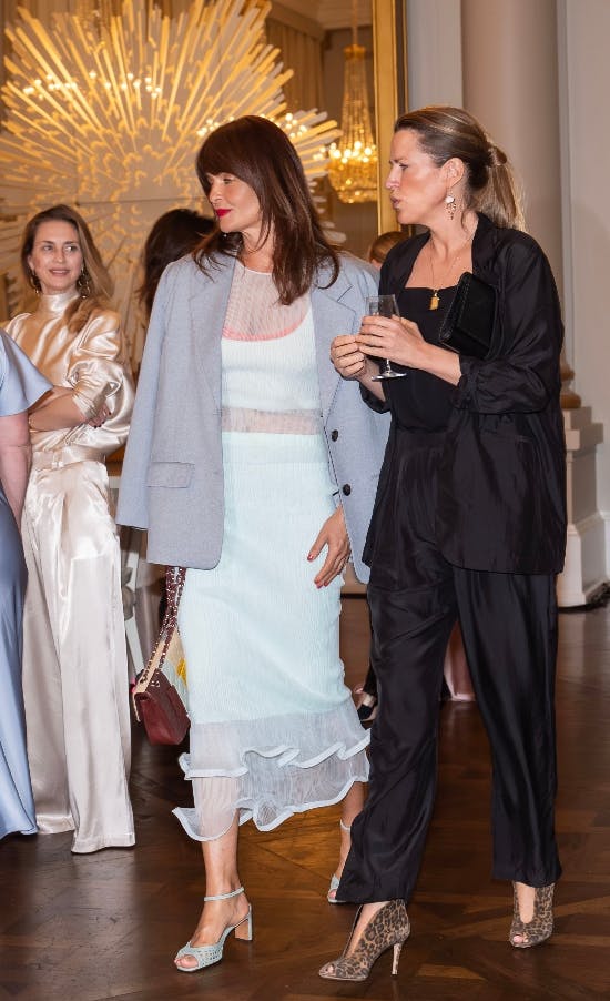 Helena Christensen og Anne Langkilde