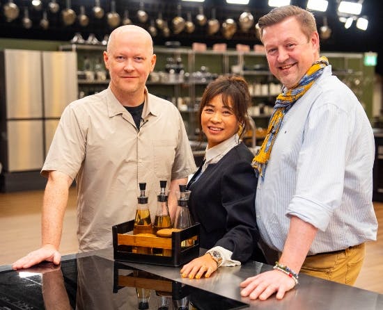 Jakob Mielcke, Dak Wichangoen og Jesper Koch.