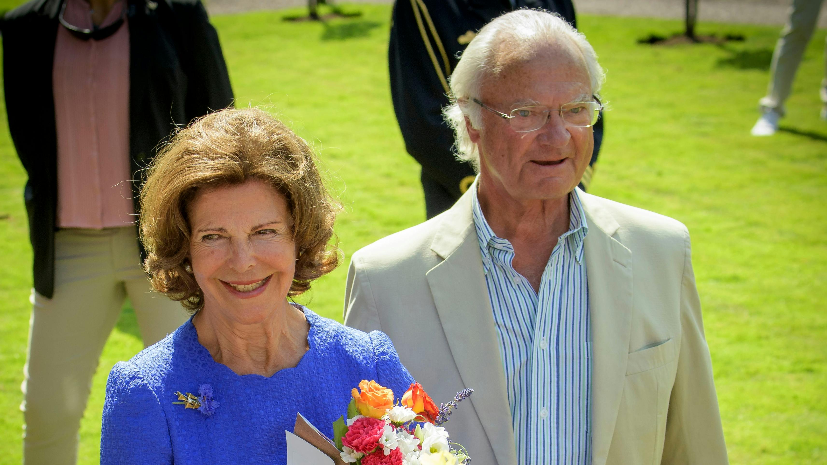 Kong Carl Gustaf og dronning Silvia. 