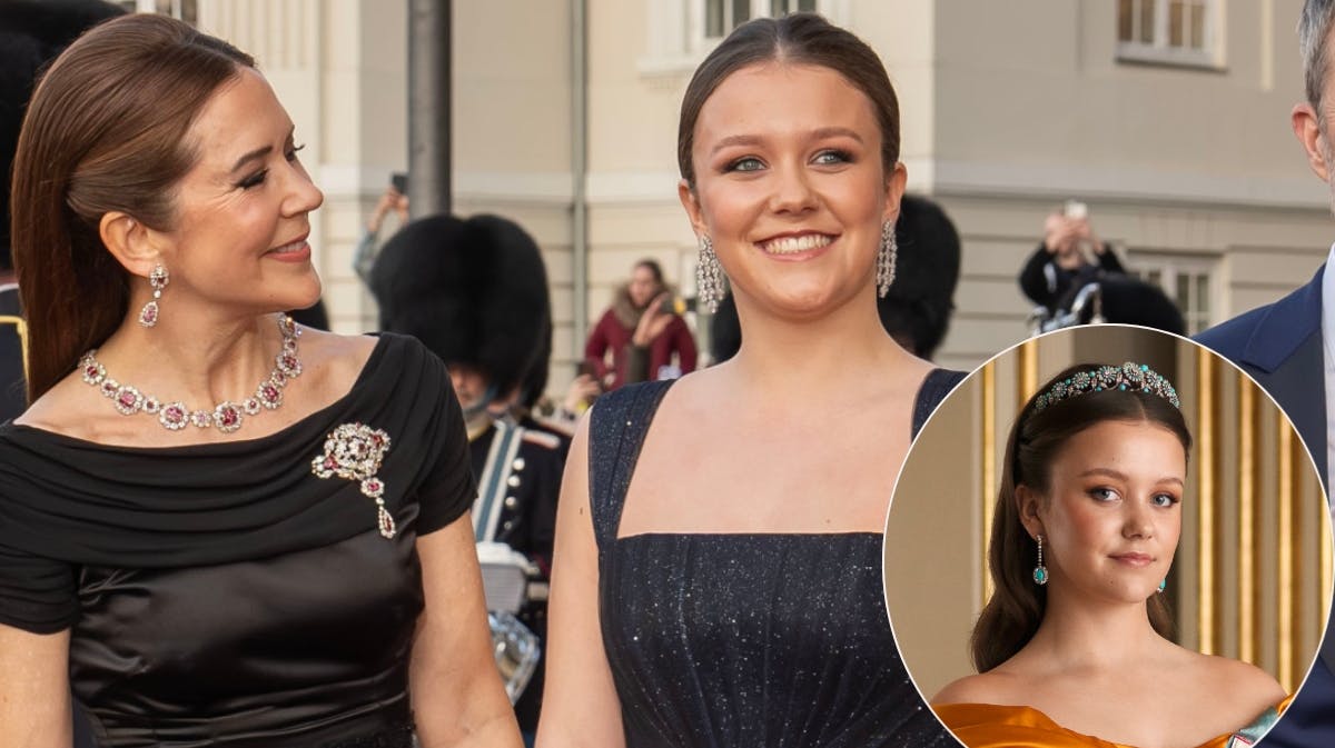 Dronning Mary og prinsesse Isabella 