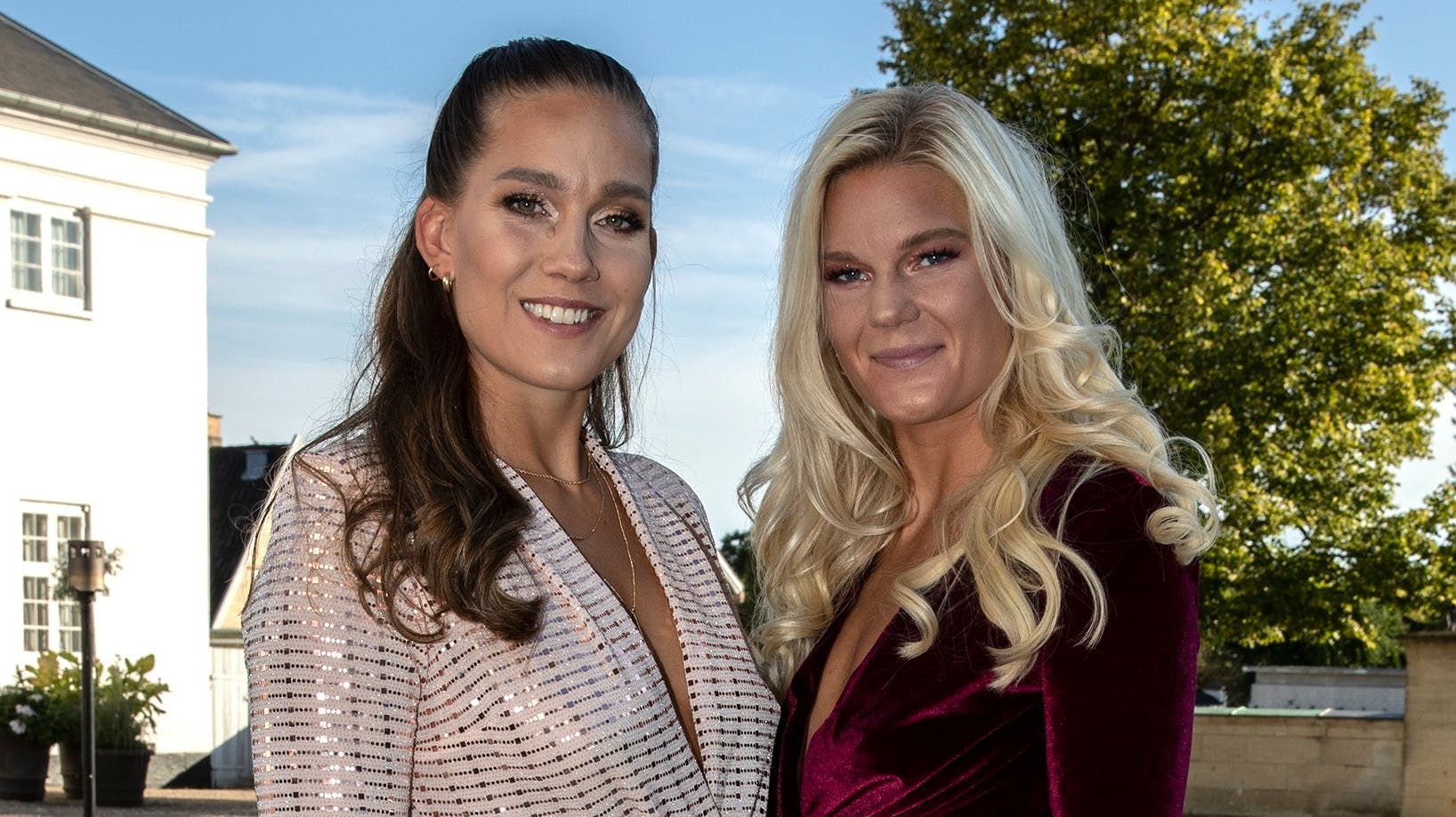 Cathrine og Rasmine Laudrup-Dufour.