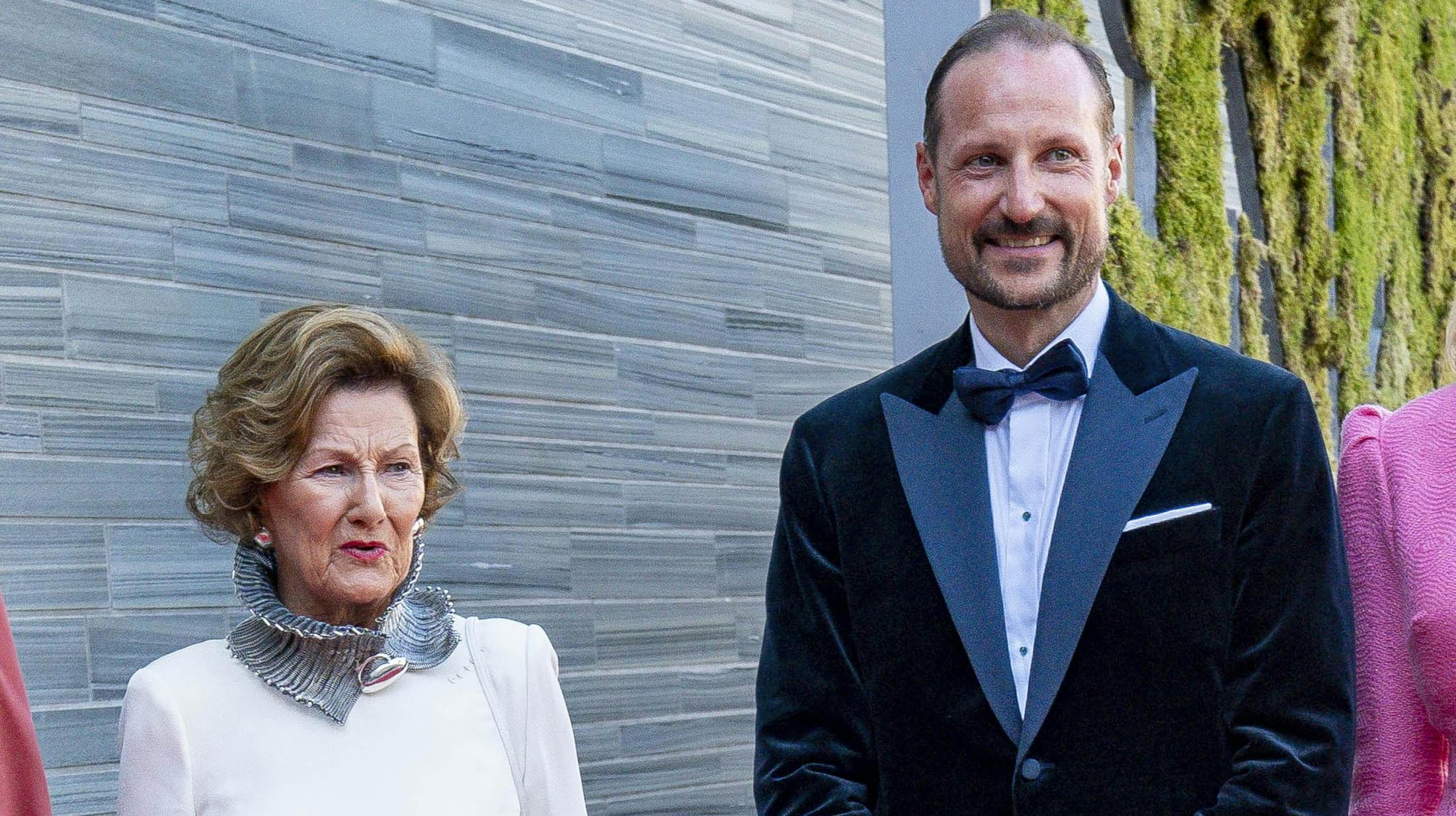 Dronning Sonja og kronprins Haakon. 