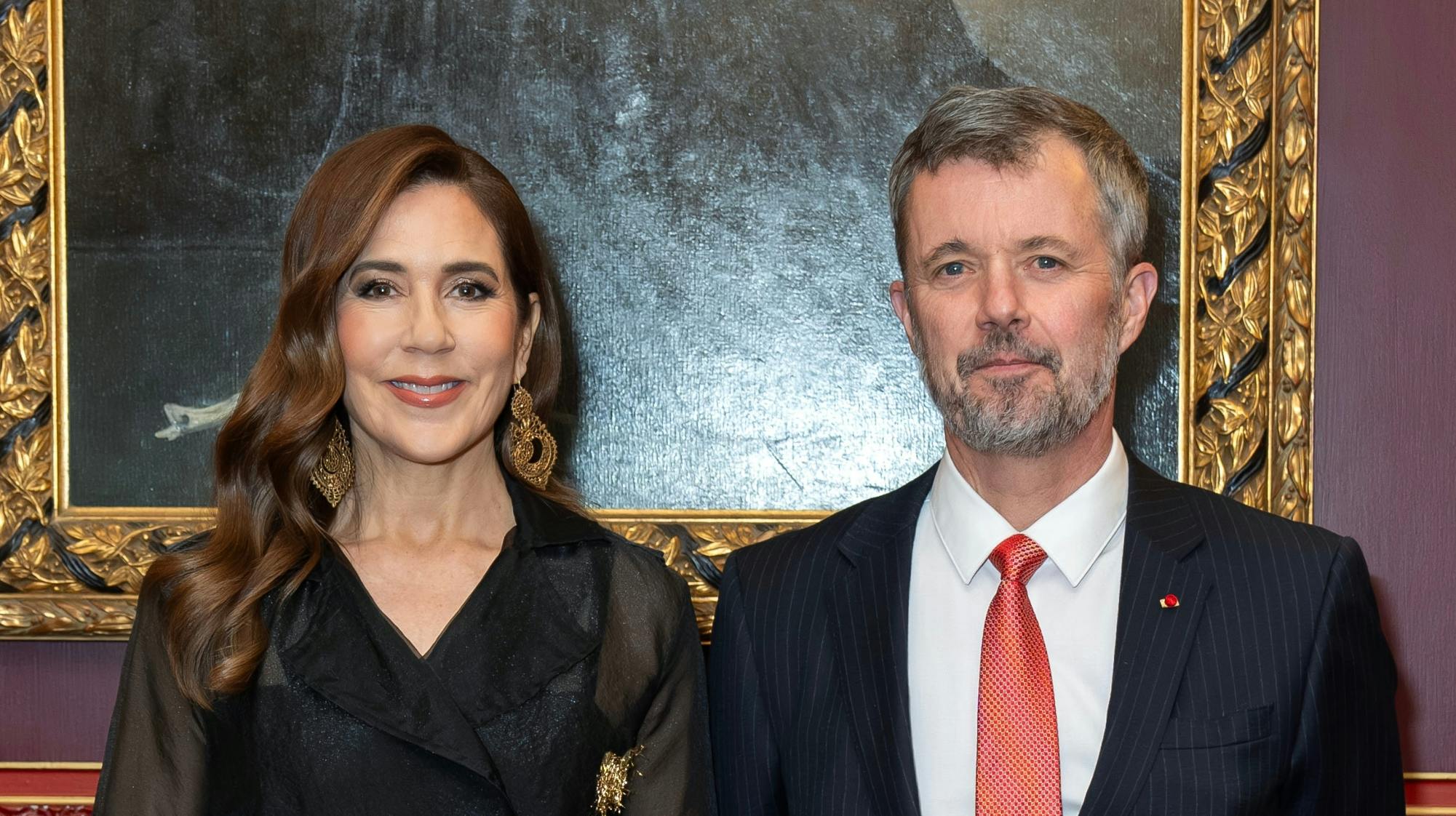 Dronning Mary og kong Frederik.