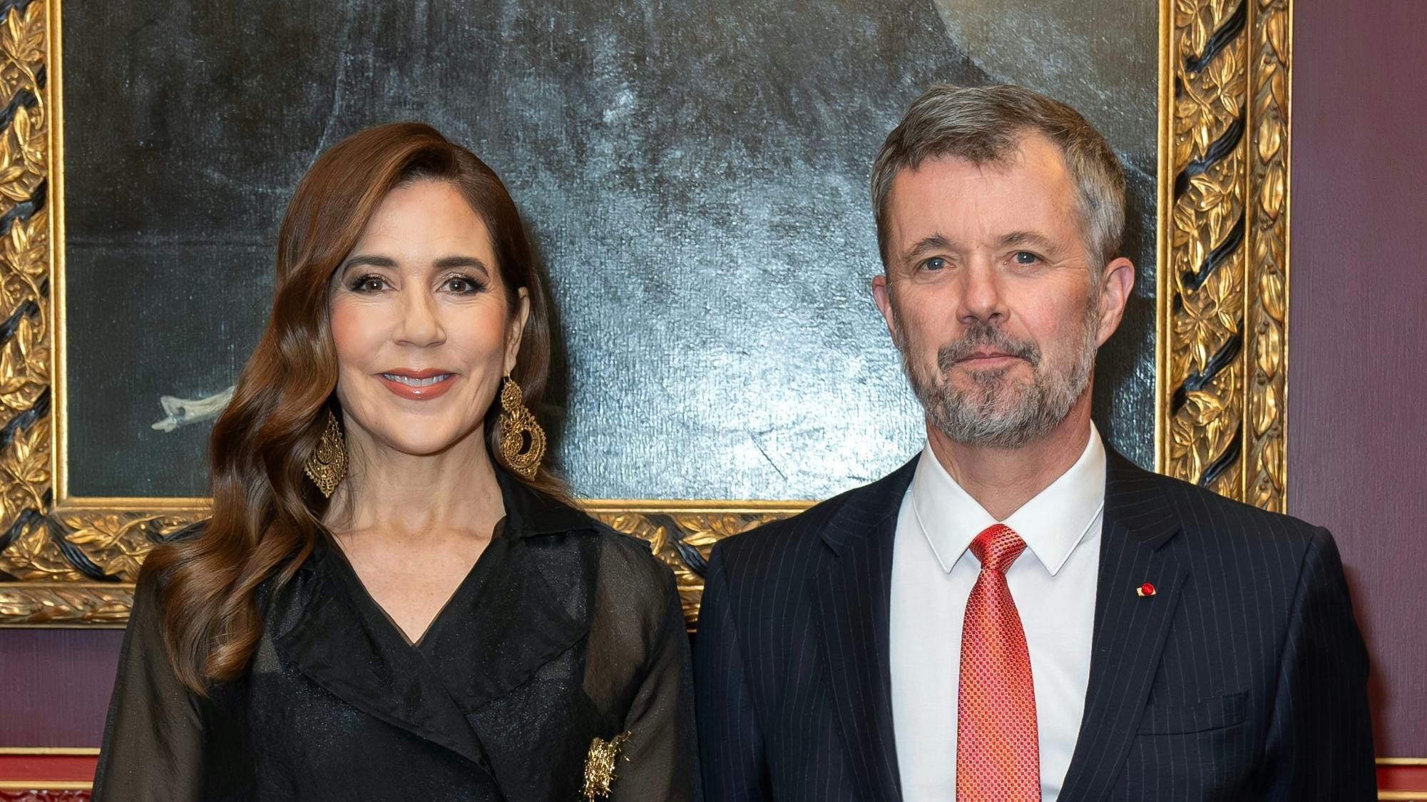 Dronning Mary og kong Frederik.