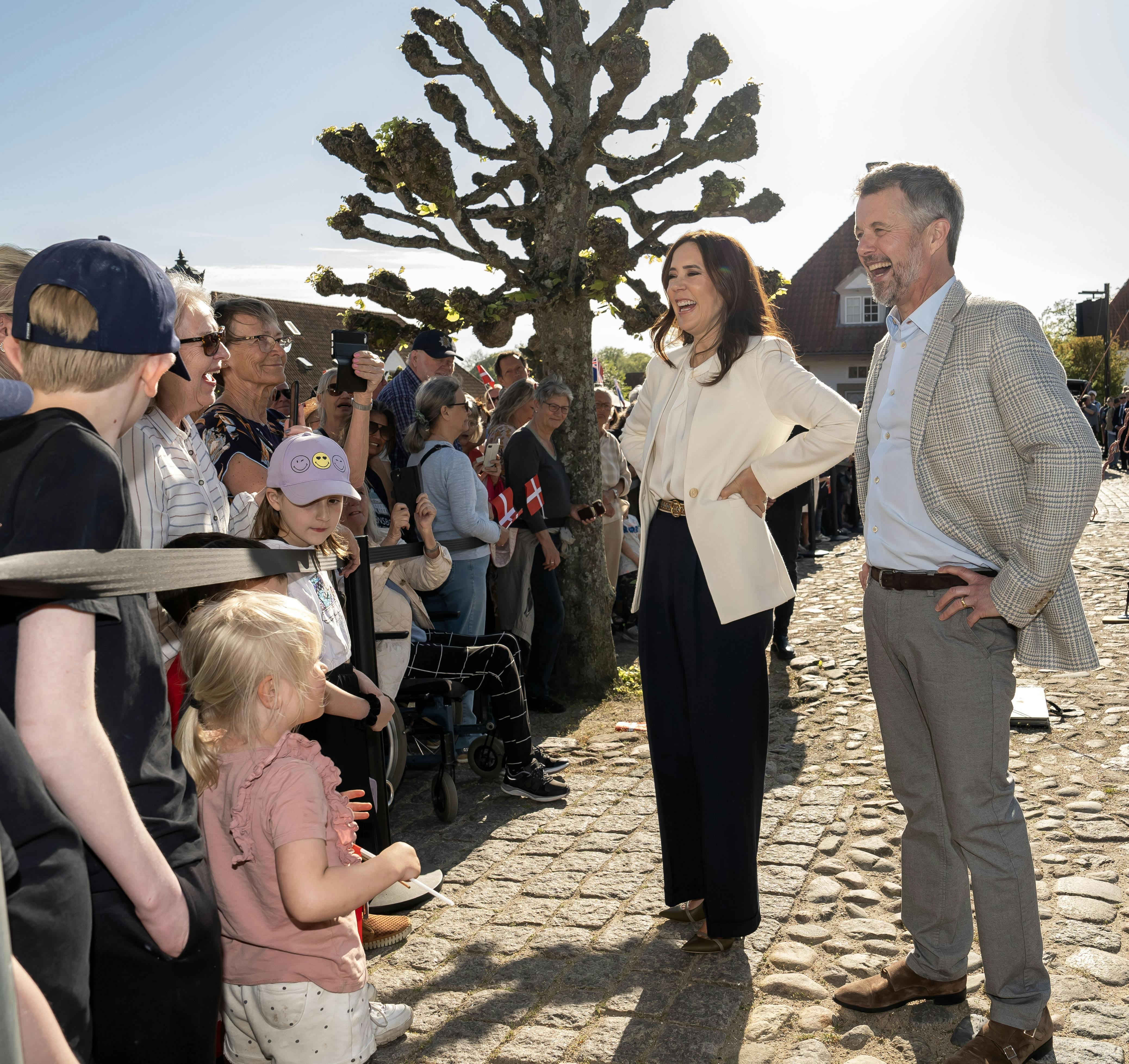 Dronning Mary og kong Frederik