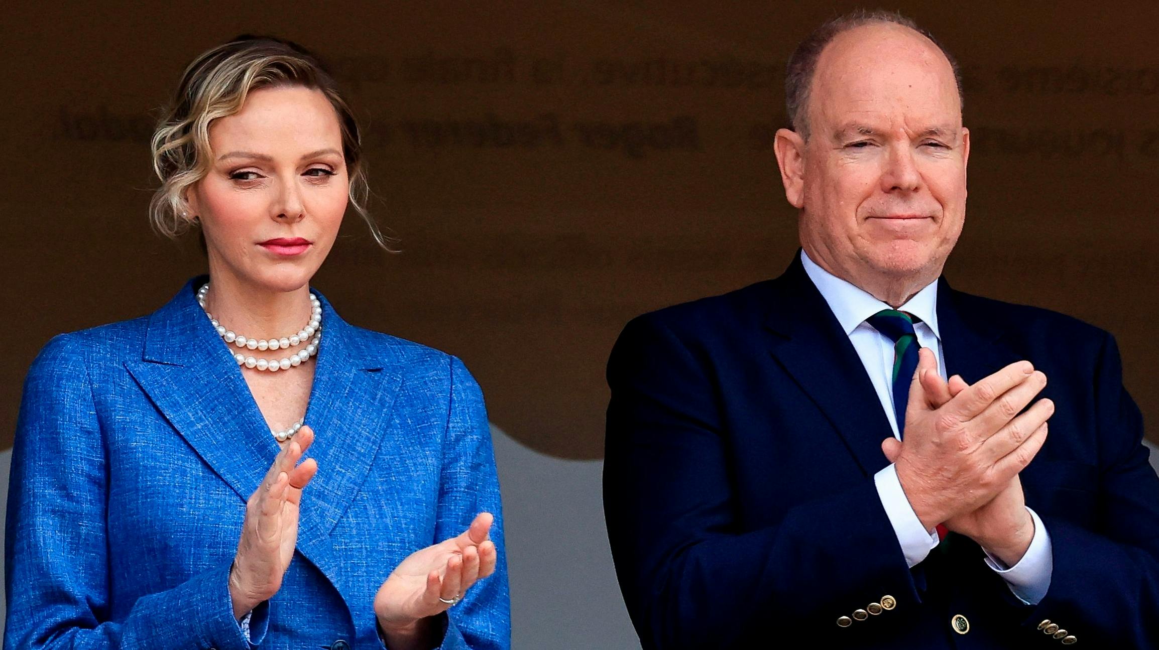 Fyrstinde Charlene og fyrst Albert. 