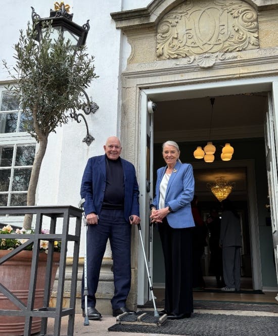 Fødselar Kjeld Hillingsø med fruen Birgitta.
