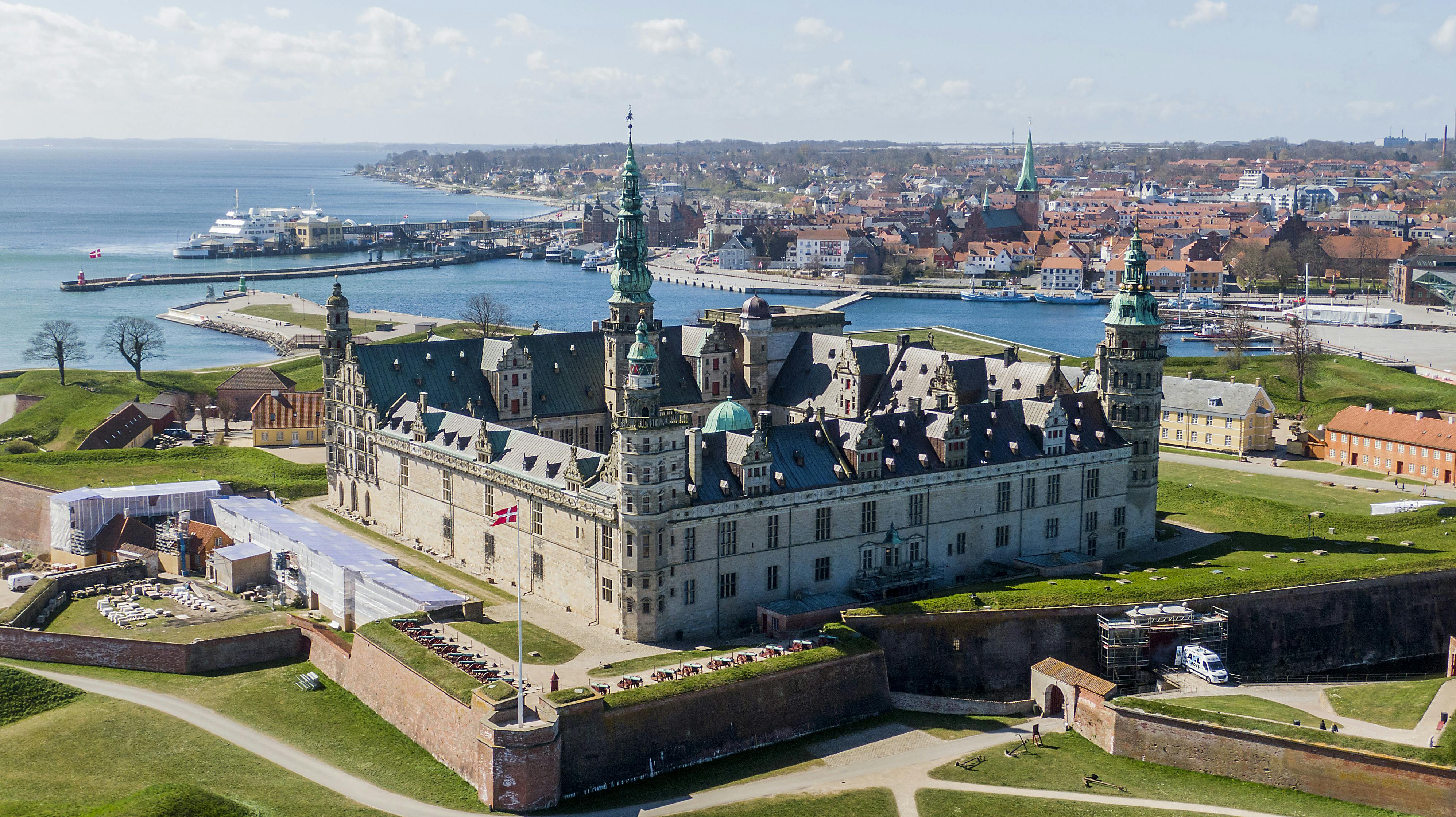 Drone billeder af Kronborg