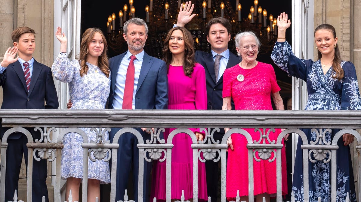 Den danske kongefamilie.