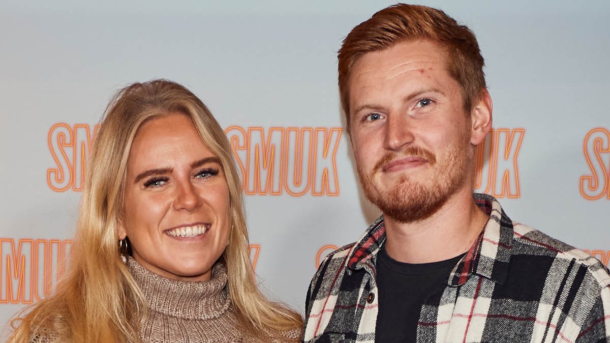 Caroline Dan og kæresten Mikkel.