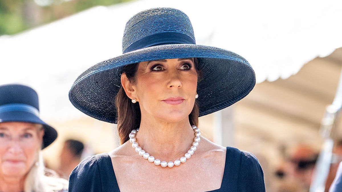 Dronning Mary ved en tidligere lejlighed.