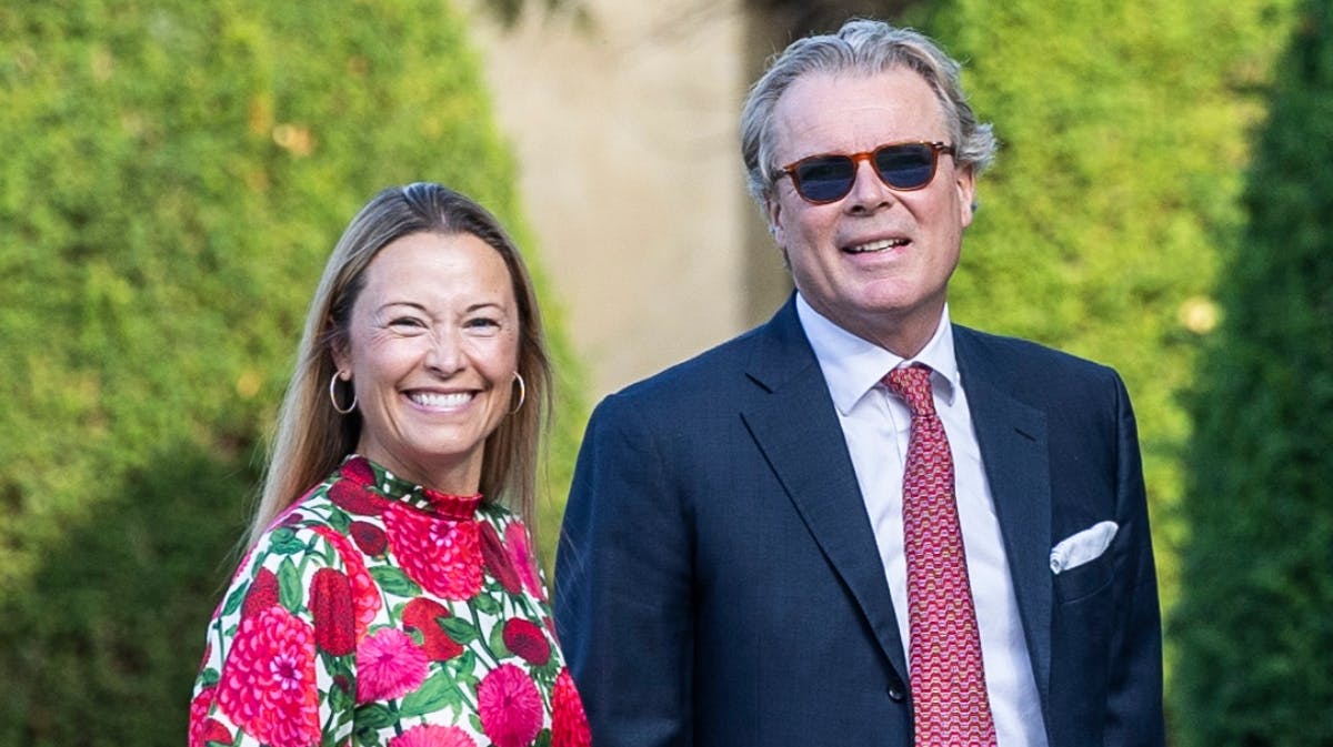 Louise "Duddi" Iuel Albinus og hendes mand, Nikolaj Albinus, glæder sig. 