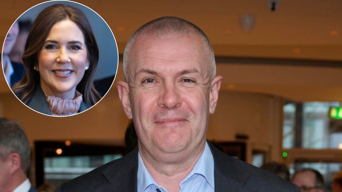 Dronning Mary og Bjarne Corydon.