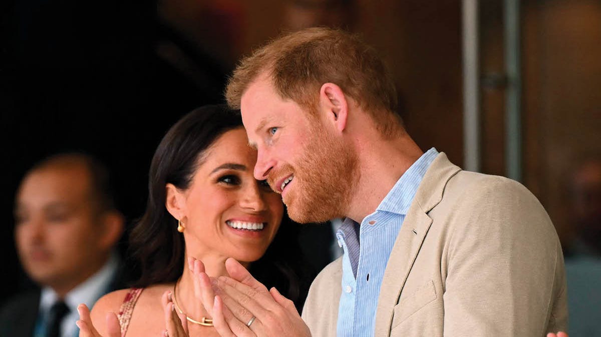 Hertuginde Meghan og prins Harry.