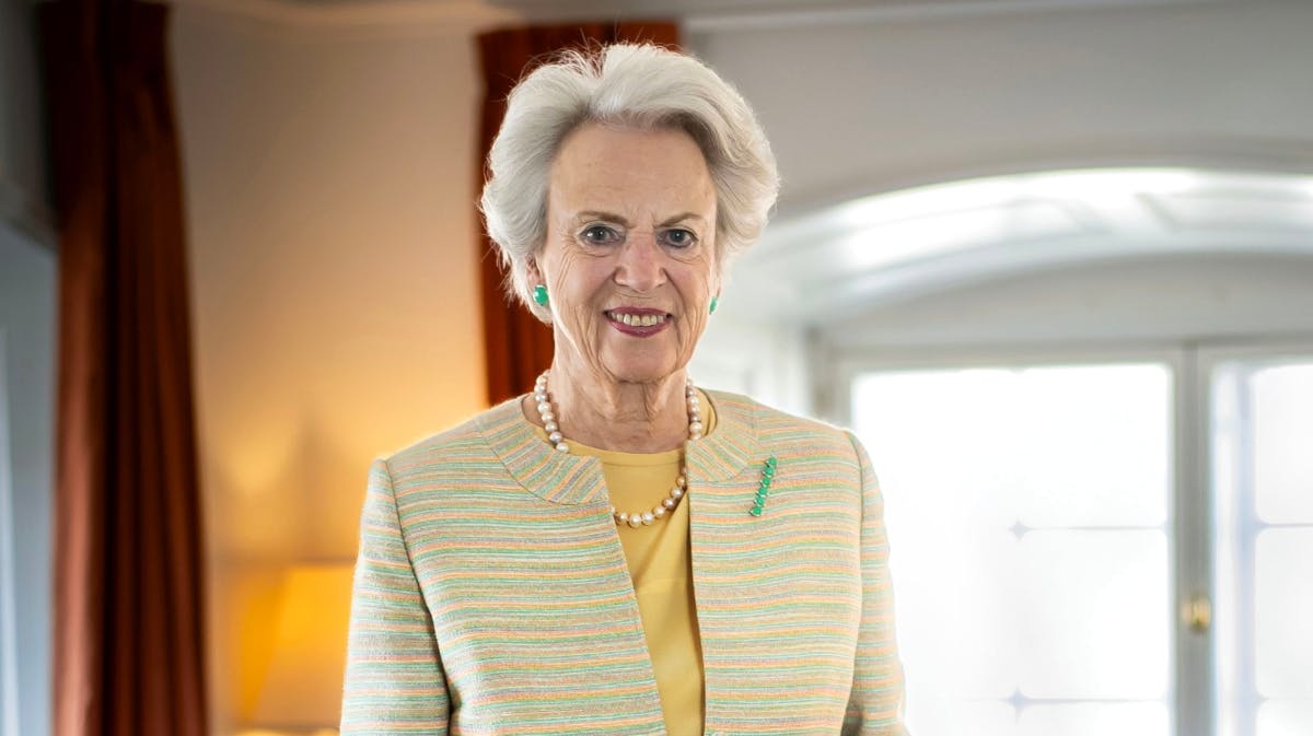 Prinsesse Benedikte under interviewet i sin midlertidige lejlighed på Amalienborg sidste år.