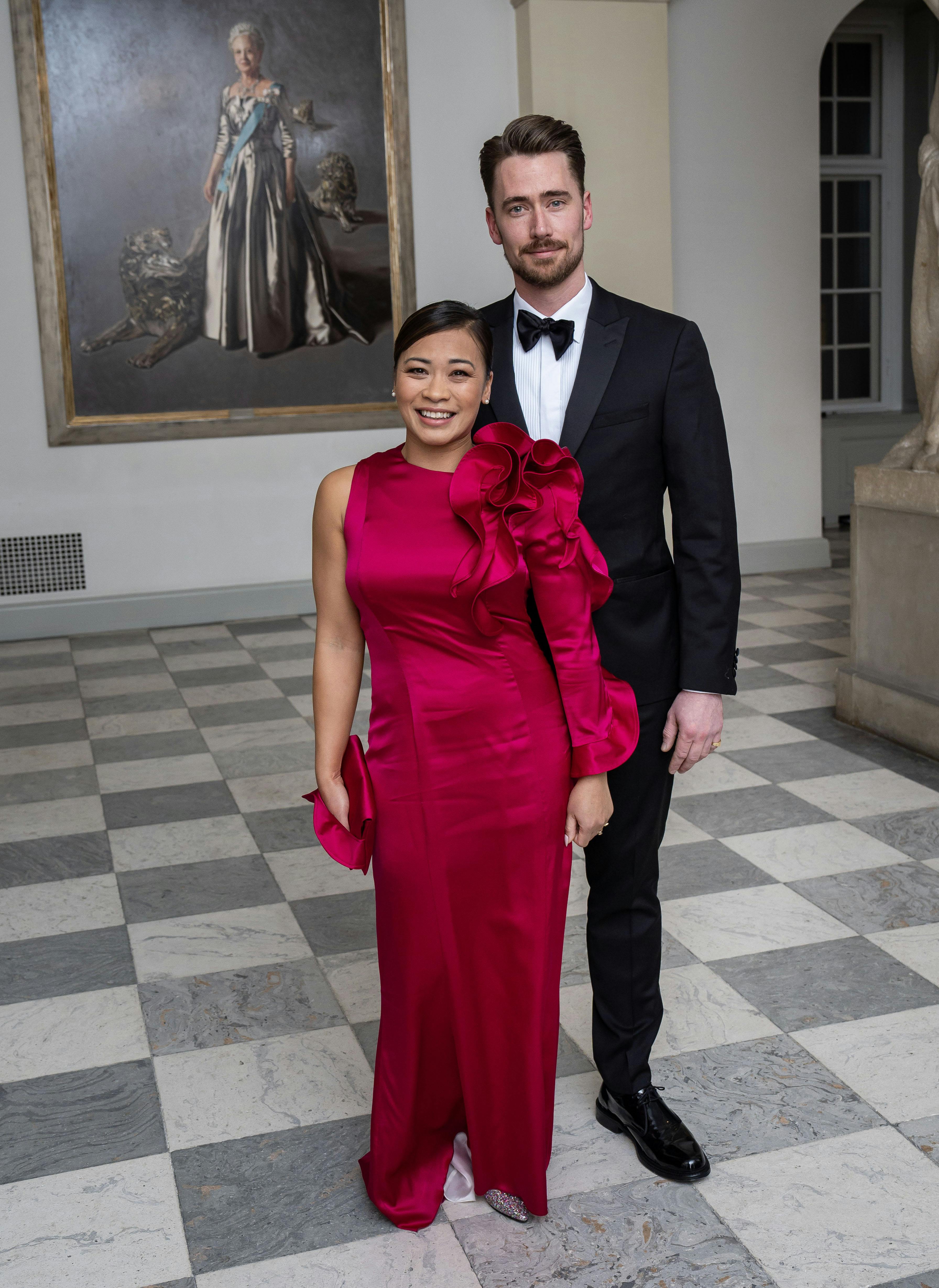 OPGAVE: Kongeparret  afholder Aftenselskab for kunst og kultur. POOL 1 A Ankomster i Drabantsalen.STED: Christiansborg slot JOURNALIST: Marianne Singer, Ulrik Ulriksen, Jan KörnerFOTOGRAF: © Hanne Juul/ Aller Foto & VideoDATO: 20250228