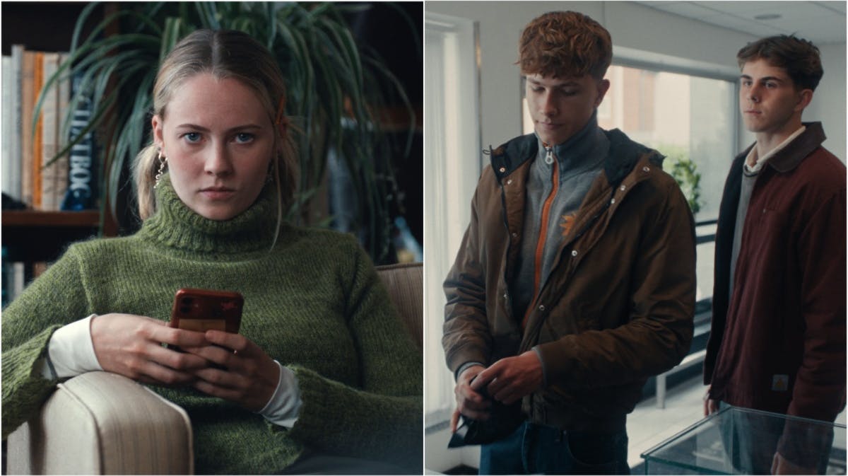 Lea og de to unge fyre i "Generationer".