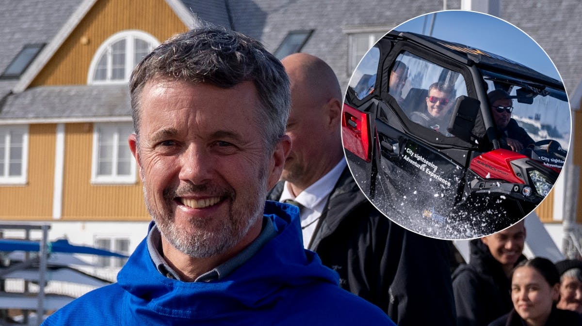 Kong Frederik i Grønland.