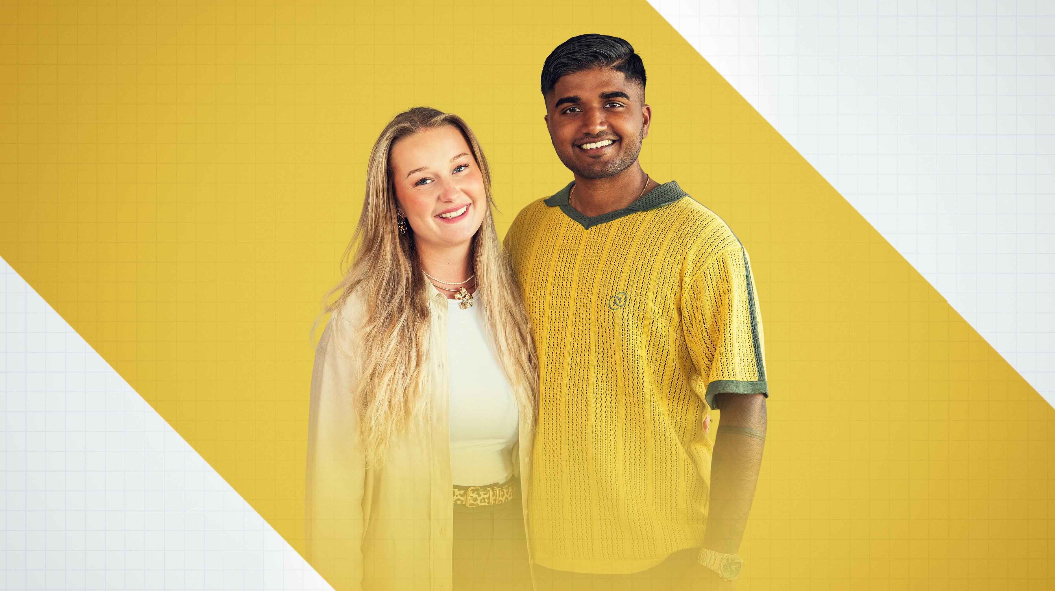 Freja Givskud og Vino Sandiramoorthy.