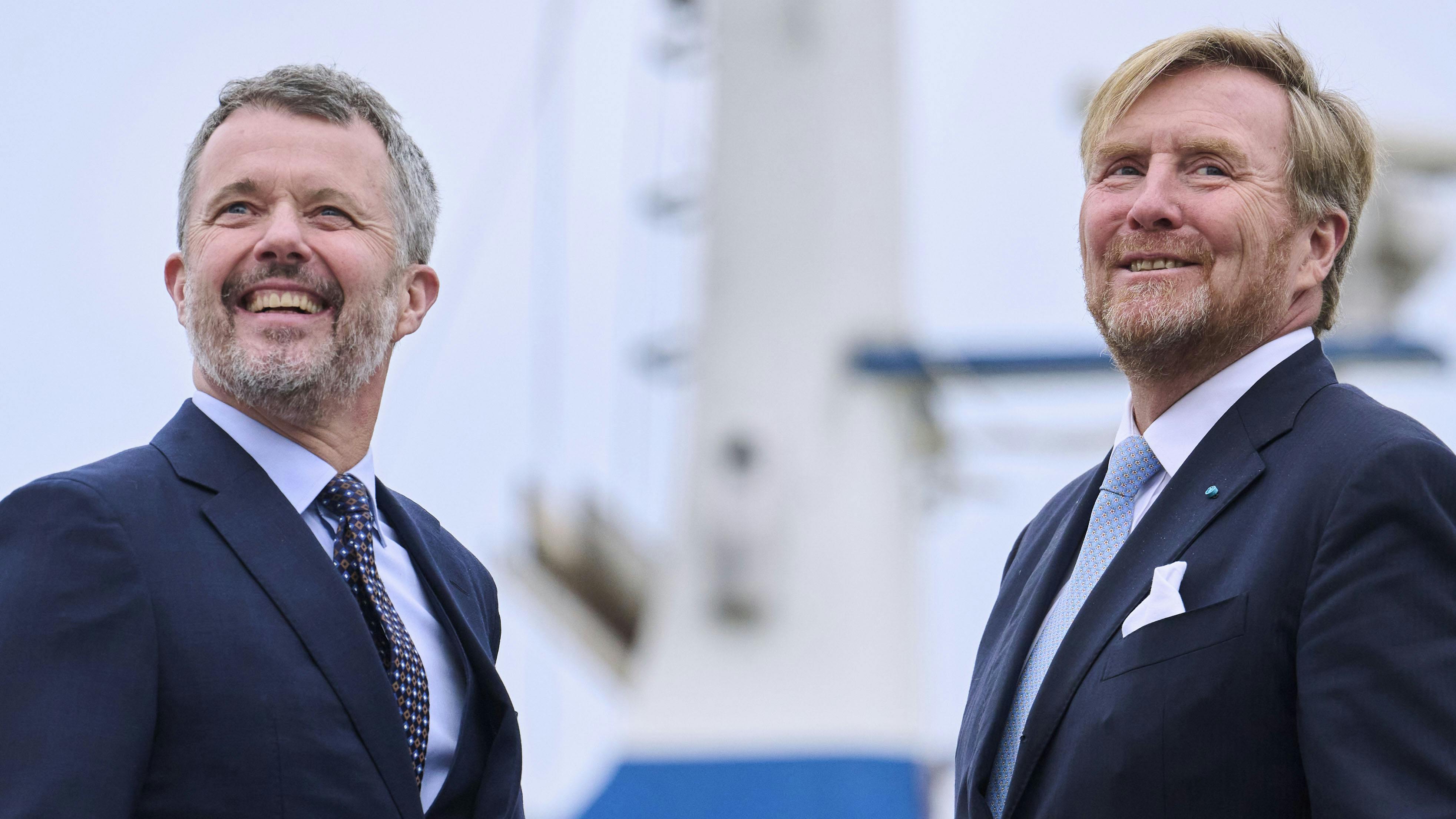 Kong Frederik og kong Willem-Alexander.