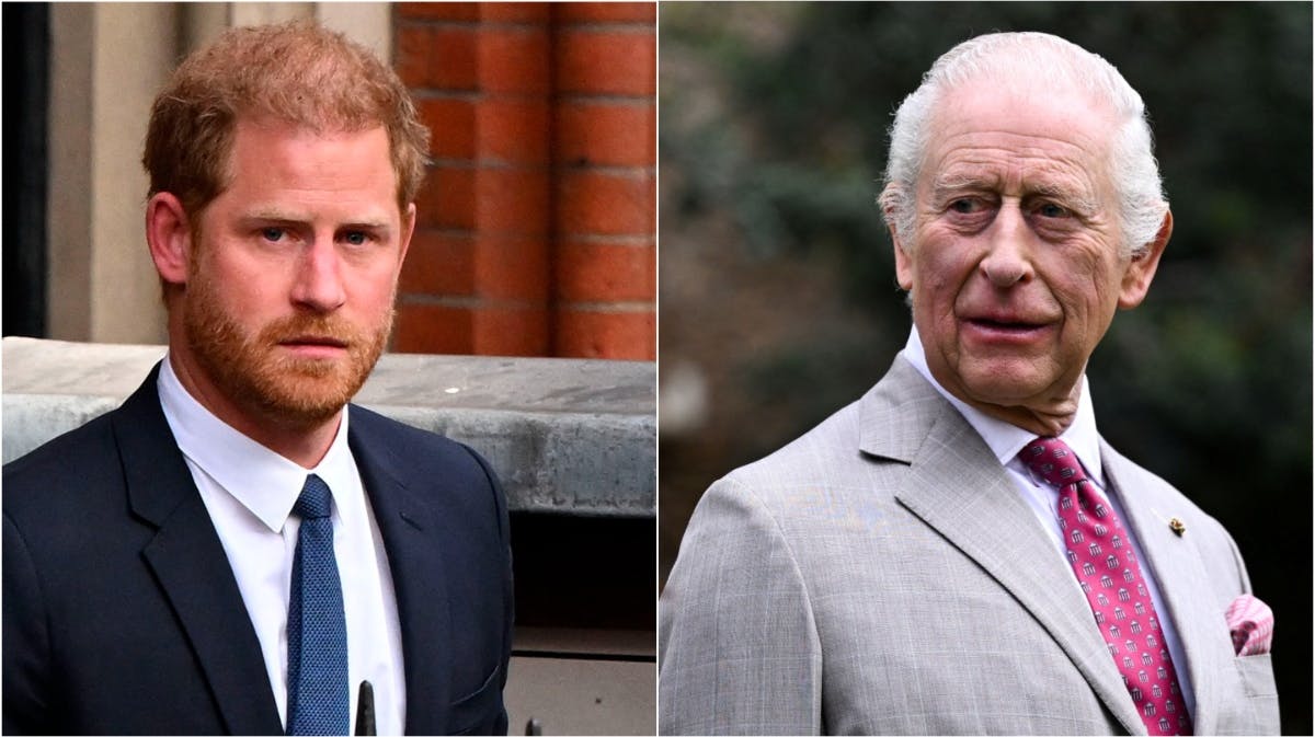 Prins Harry og kong Charles 