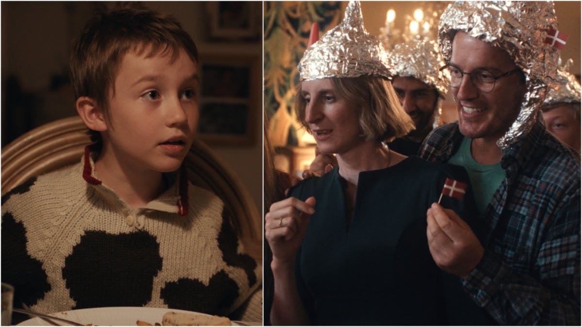 Leo og hans forældre Martin og Rikke i DR-serien "Generationer". 