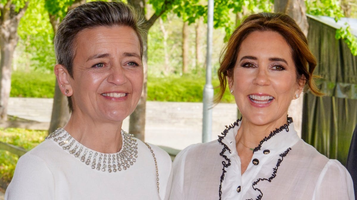 Margrethe Vestager og dronning Mary