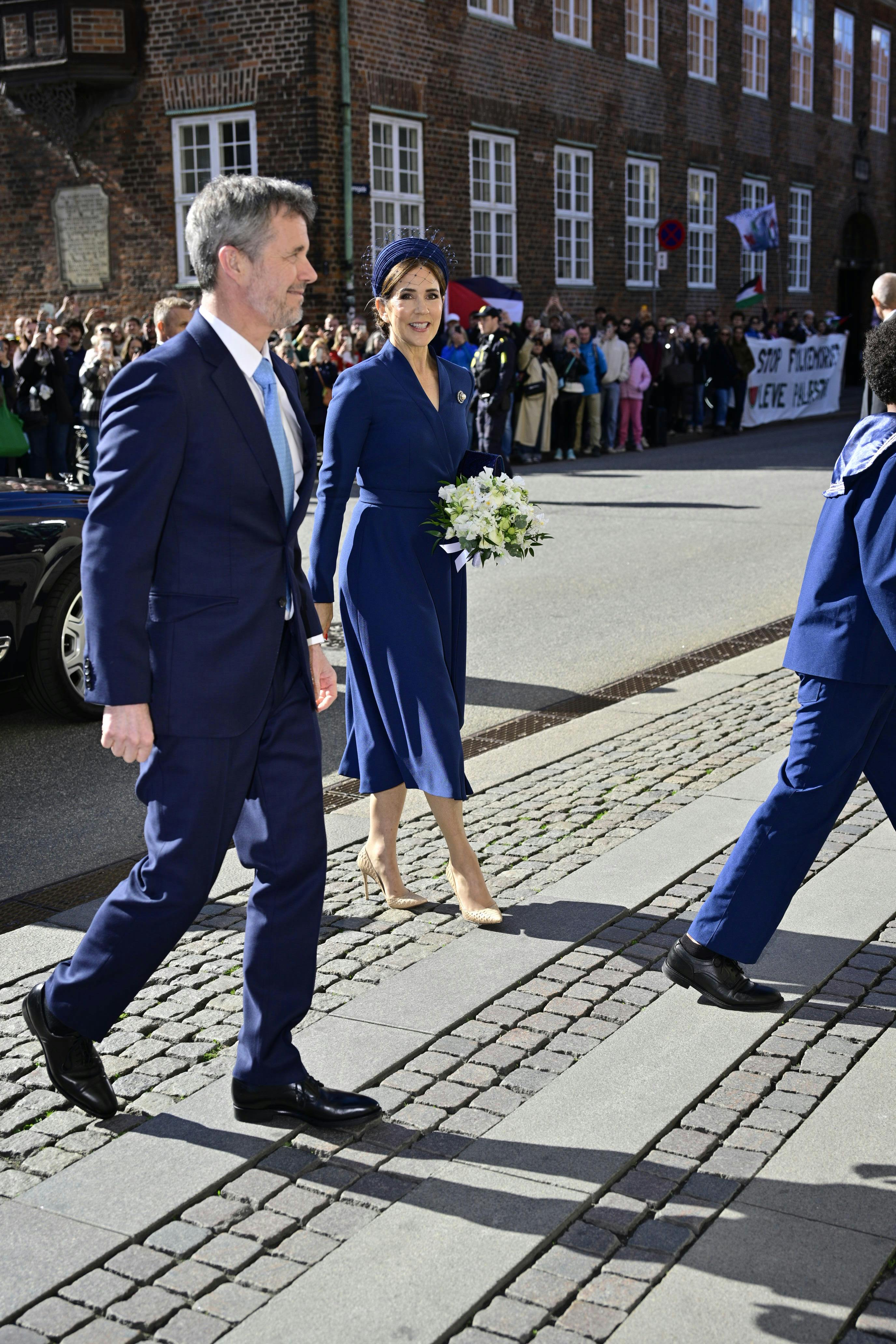 Gæsterne til fredsgudstjeneste i Vor Frue Kirke