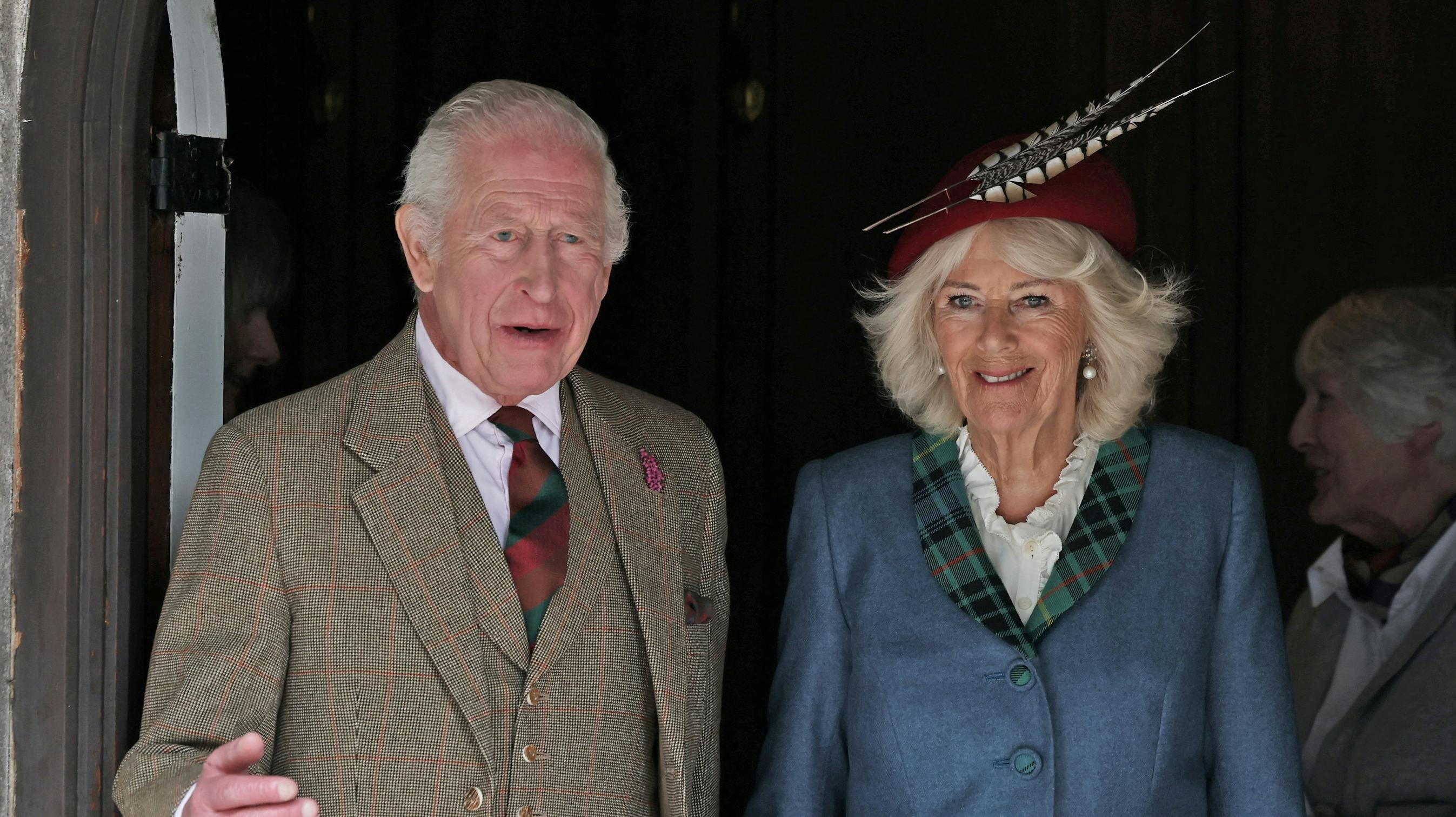 Kong Charles og dronning Camilla. 