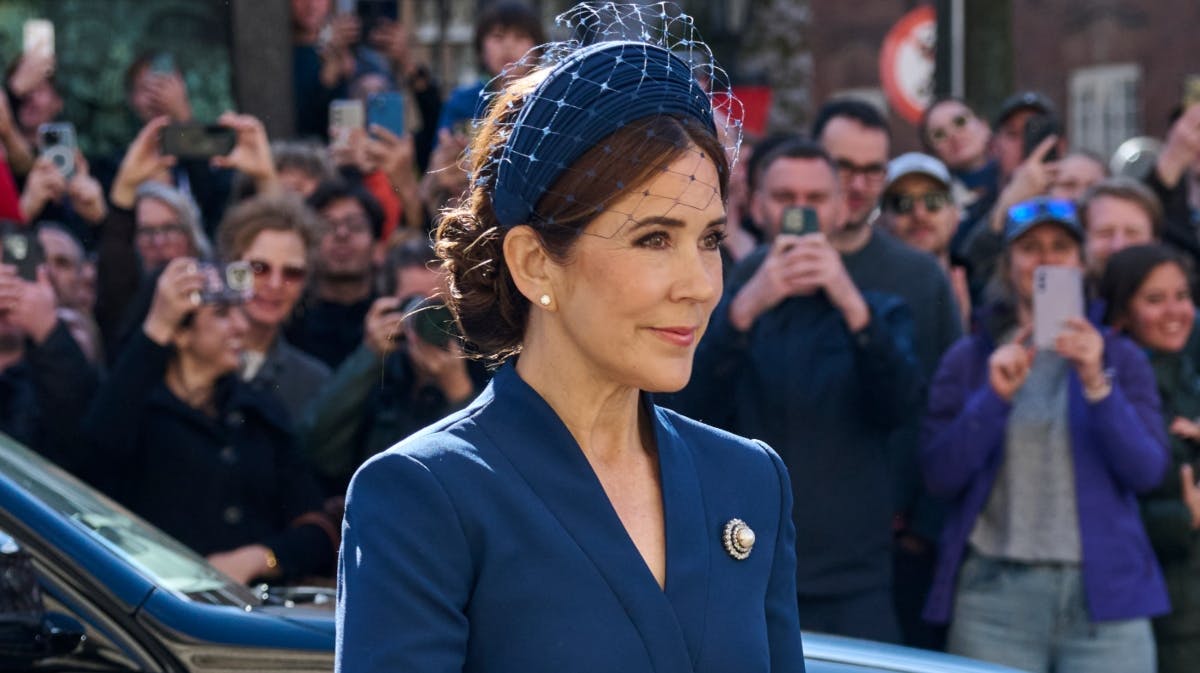 Dronning Mary søndag. 