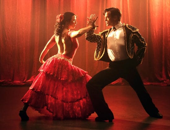 Silas Holst og Sicilia Gadborg i Strictly Ballroom.