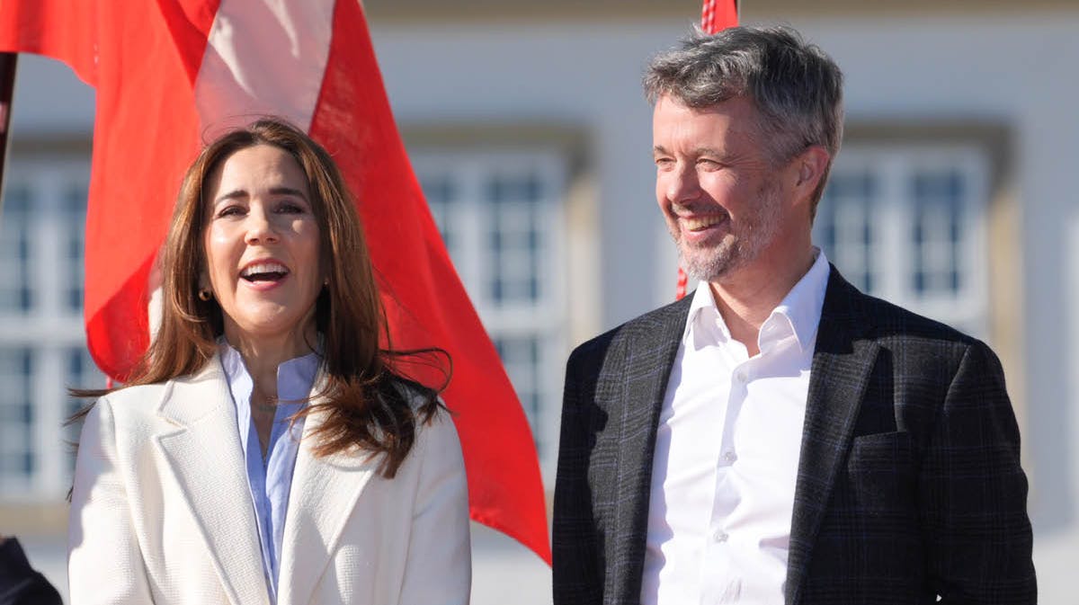 Dronning Mary og kong Frederik.