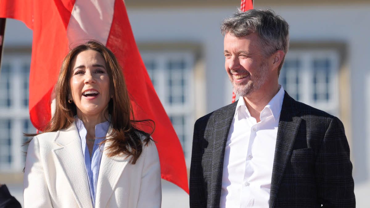 Dronning Mary og kong Frederik.